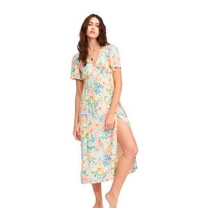 Billabong Multicolor Floral Fabric